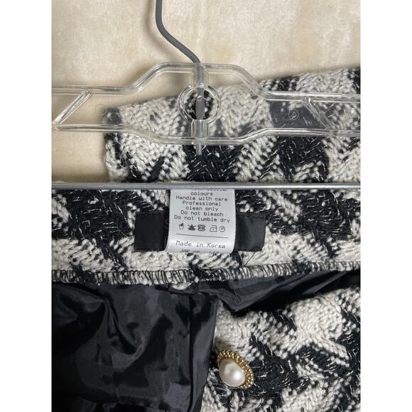 Storets NWT Black & White Houndstooth Wide Leg Womans Pants Size S/M - Picture 10 of 11